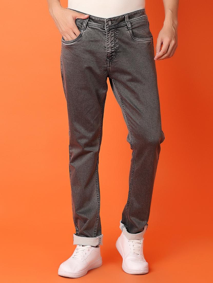 men mid rise plain slim fit jean - 21353933 - Zoom Image - 0