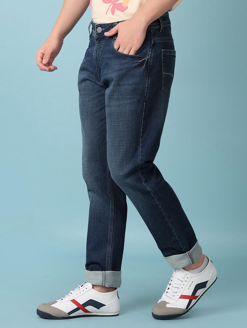 men mid rise plain slim fit jean - 21353935 - Standard Image - 2