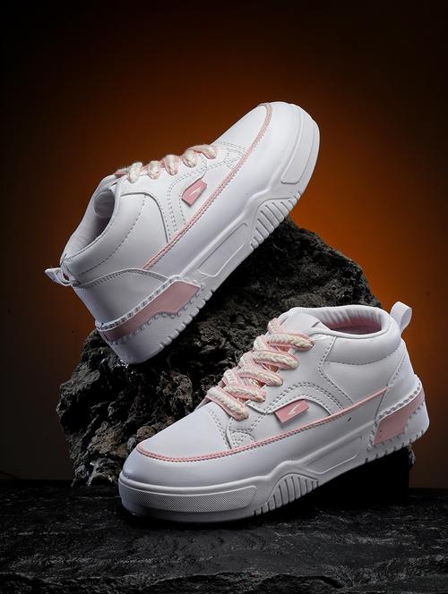 white lace-up sneaker - 21354557 -  Standard Image - 0