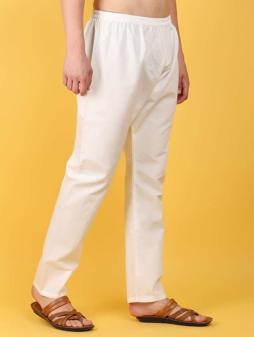 men mid rise solid pyjama - 21354784 -  Standard Image - 2