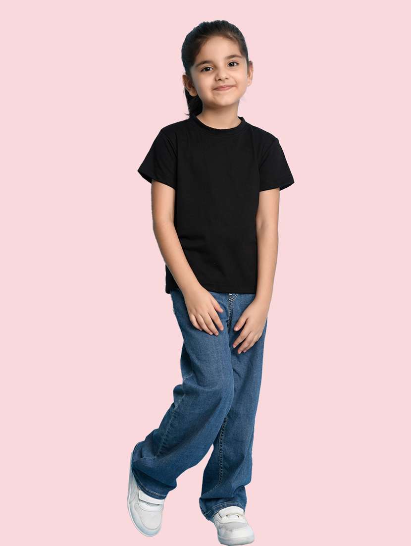 girl solid multi colored tee combo - 21355066 - Standard Image - 7
