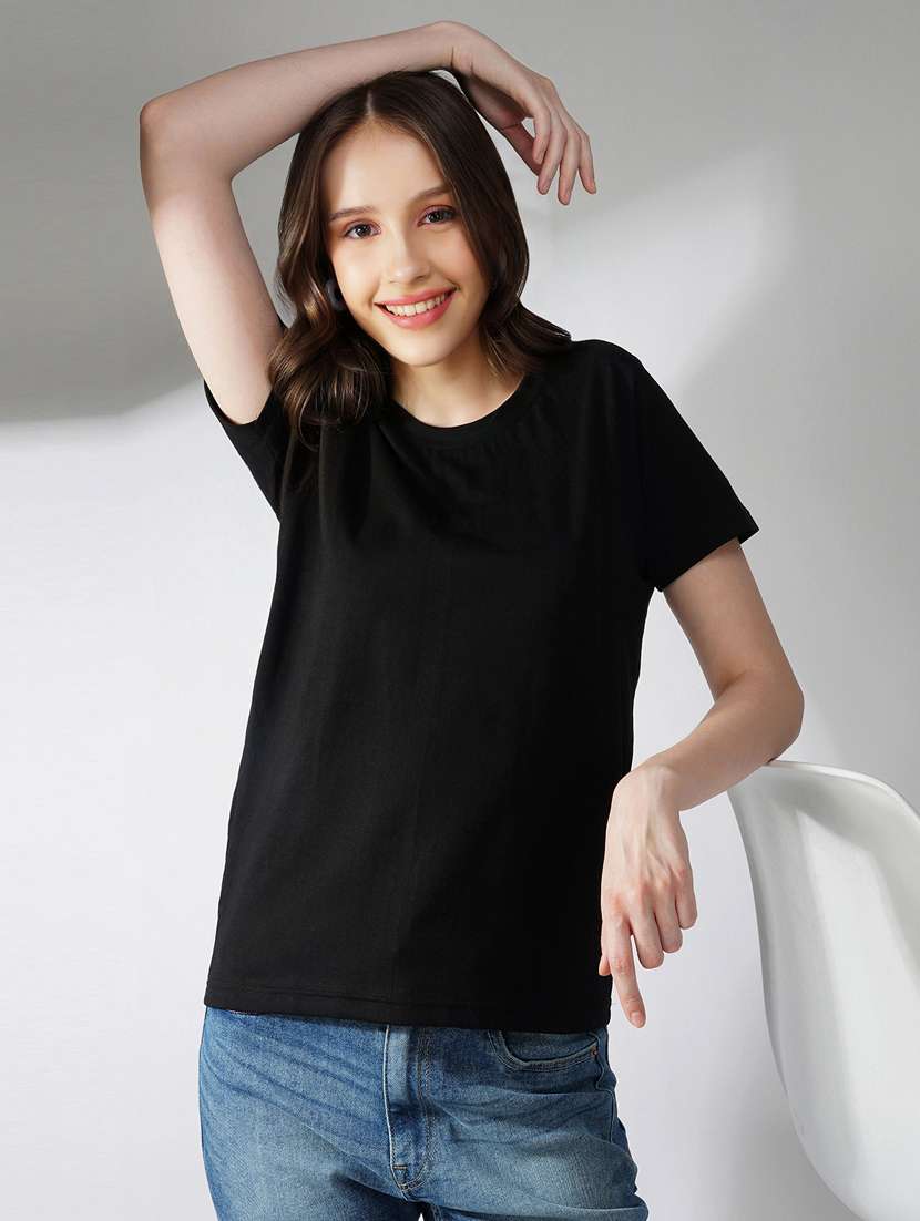 women soid short sleeves t-shirt