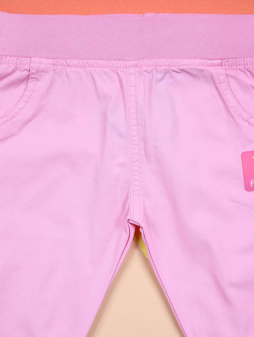 boys pink solid mid rise jogger - 21356124 -  Standard Image - 2