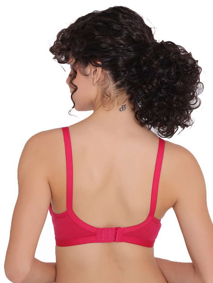 women non wired solid regular bra - 21357045 -  Standard Image - 2