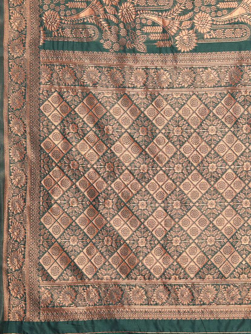 women self design kanjivaram saree with blouse - 21358968 -  Standard Image - 2