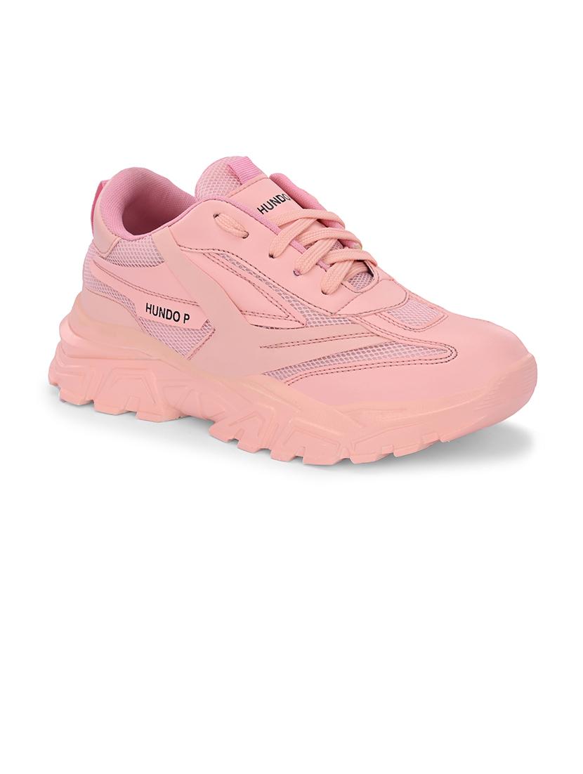 women pink lace-up sneaker - 21359308 - Zoom Image - 0