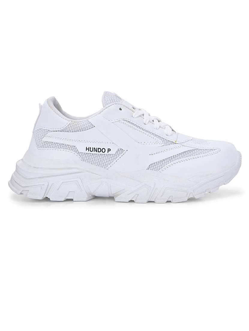 women white lace-up sneaker - 21359309 -  Standard Image - 2