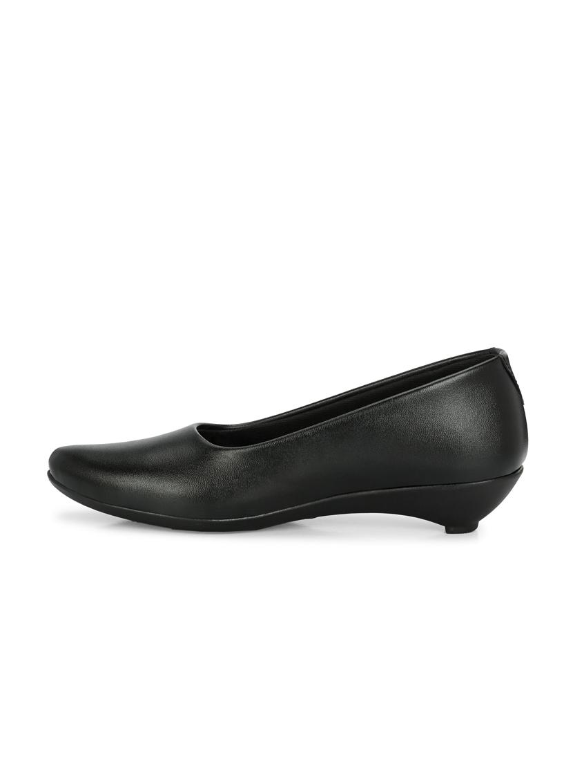 women black slip on formal shoes - 21359310 - Standard Image - 2