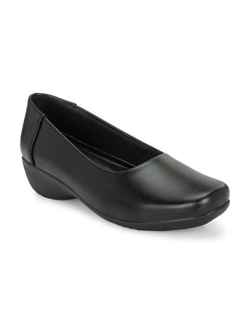 women black slip on formal shoe - 21359313 - Standard Image - 0