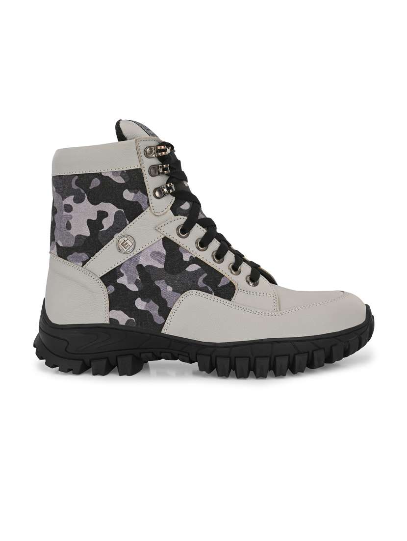 men lace up trekking shoes - 21359335 - Standard Image - 2