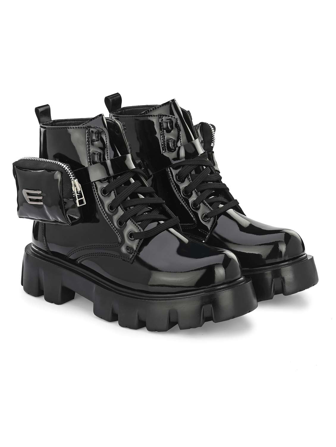 black high tops boots