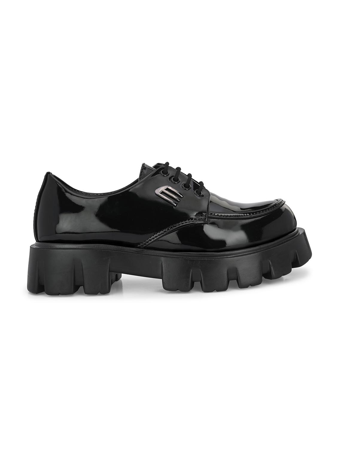 black lace up shoes - 21359351 - Standard Image - 2