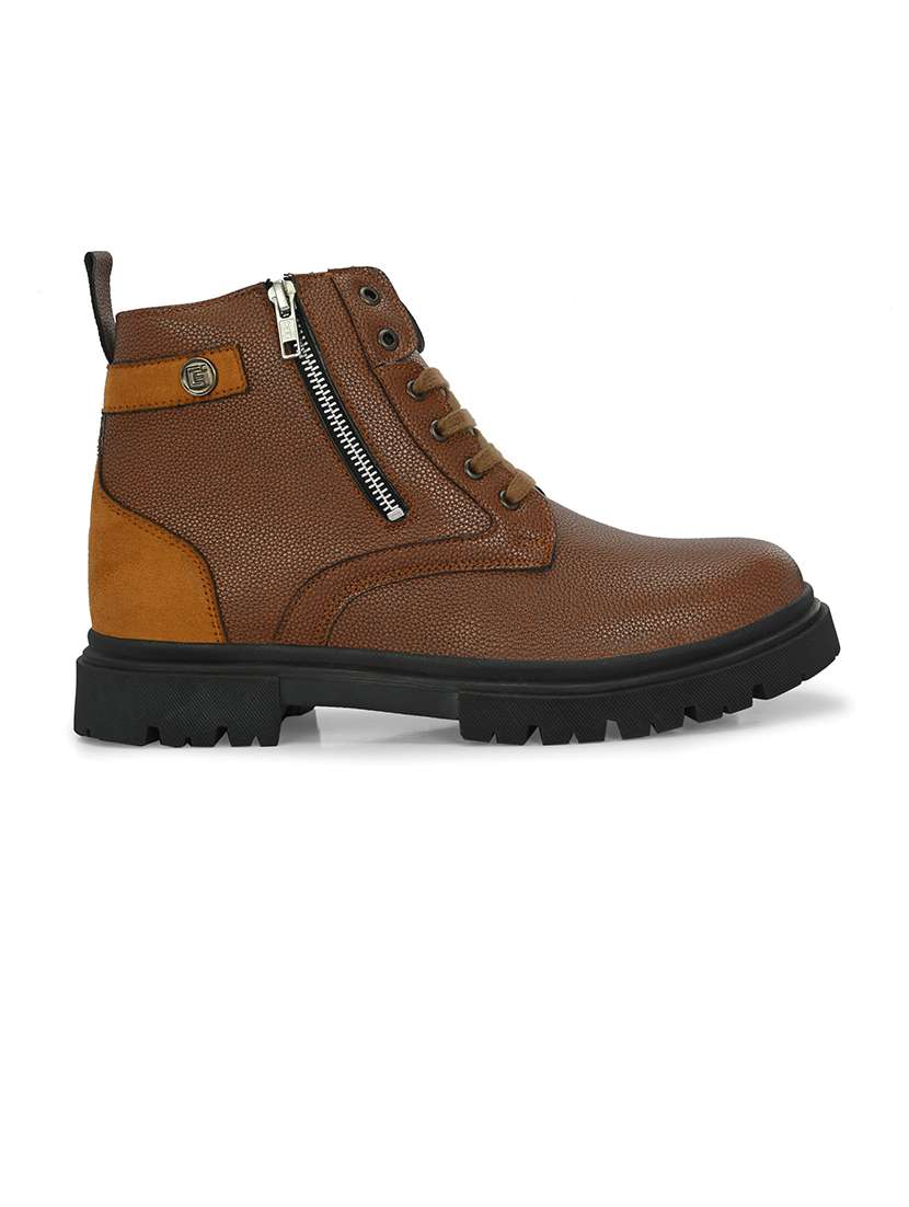 brown high tops boots - 21359353 -  Standard Image - 2