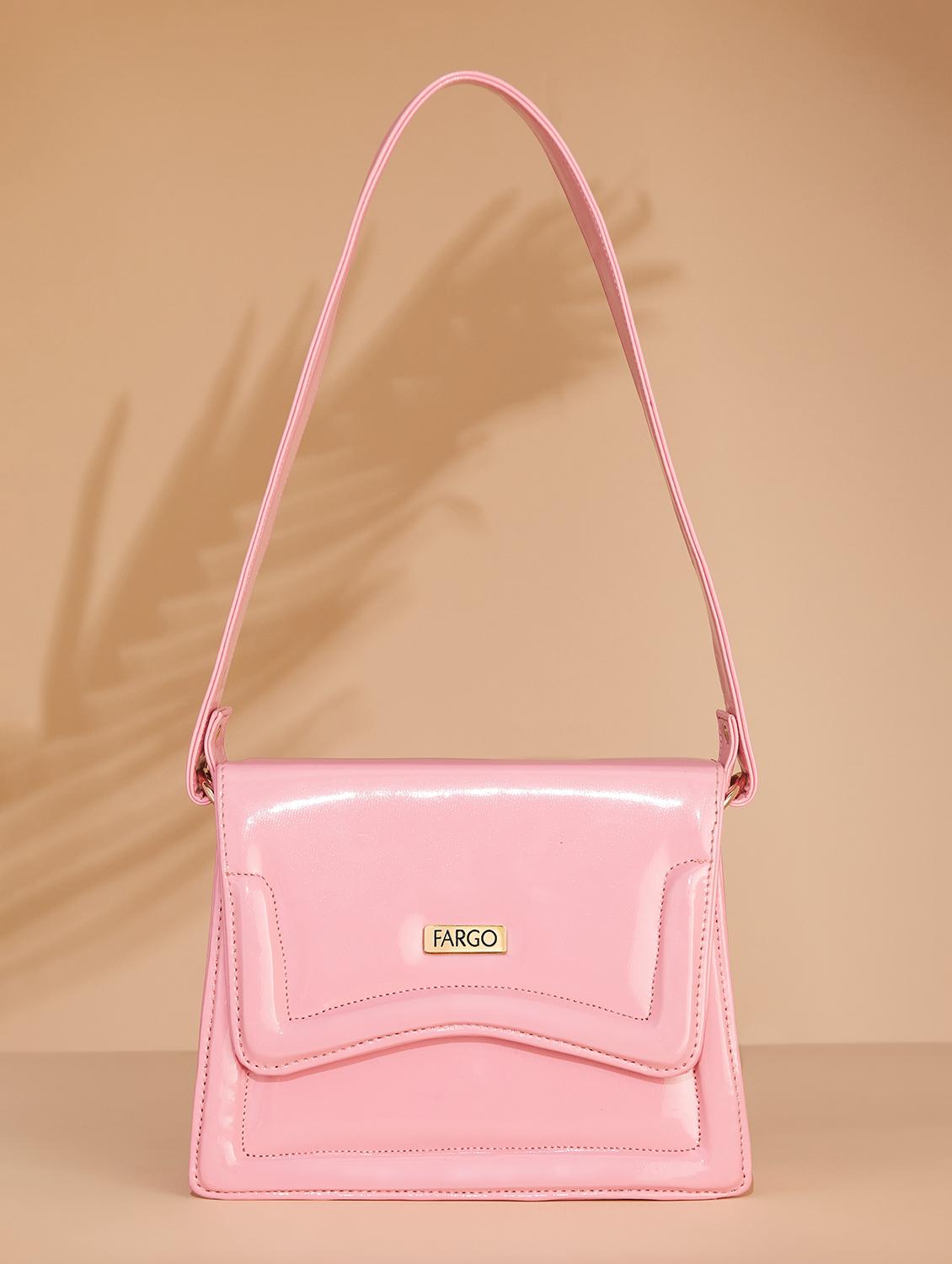 women pink leatherette solids handbag - 21359406 - Zoom Image - 0