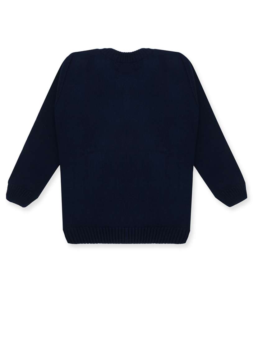 kids long sleeved self design sweater - 21360072 -  Standard Image - 2