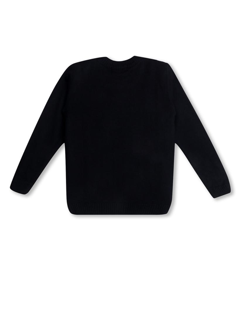 kids long sleeved self design sweater - 21360074 - Standard Image - 2