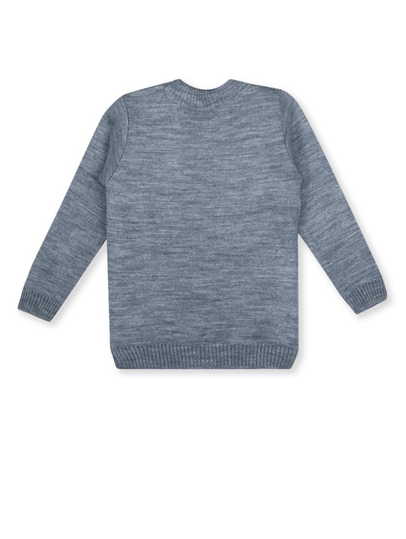 kids long sleeved self design sweater - 21360083 - Standard Image - 2