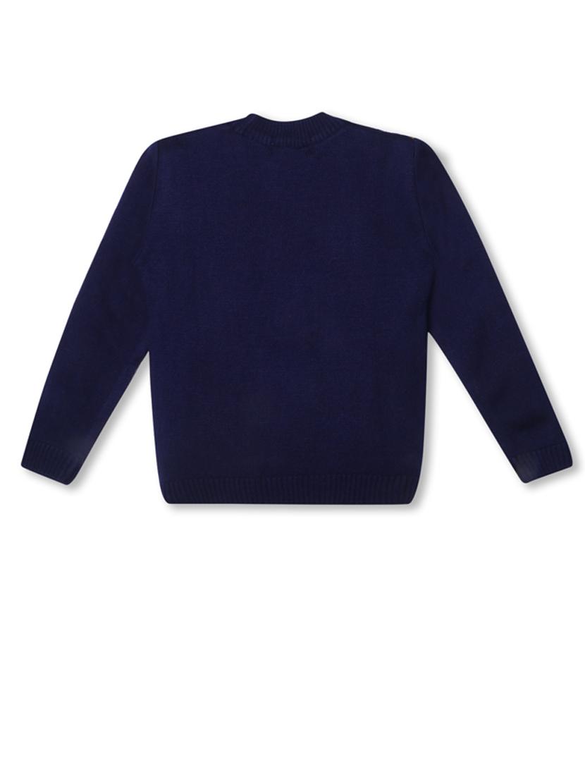 kids long sleeved self design sweater - 21360091 - Standard Image - 2