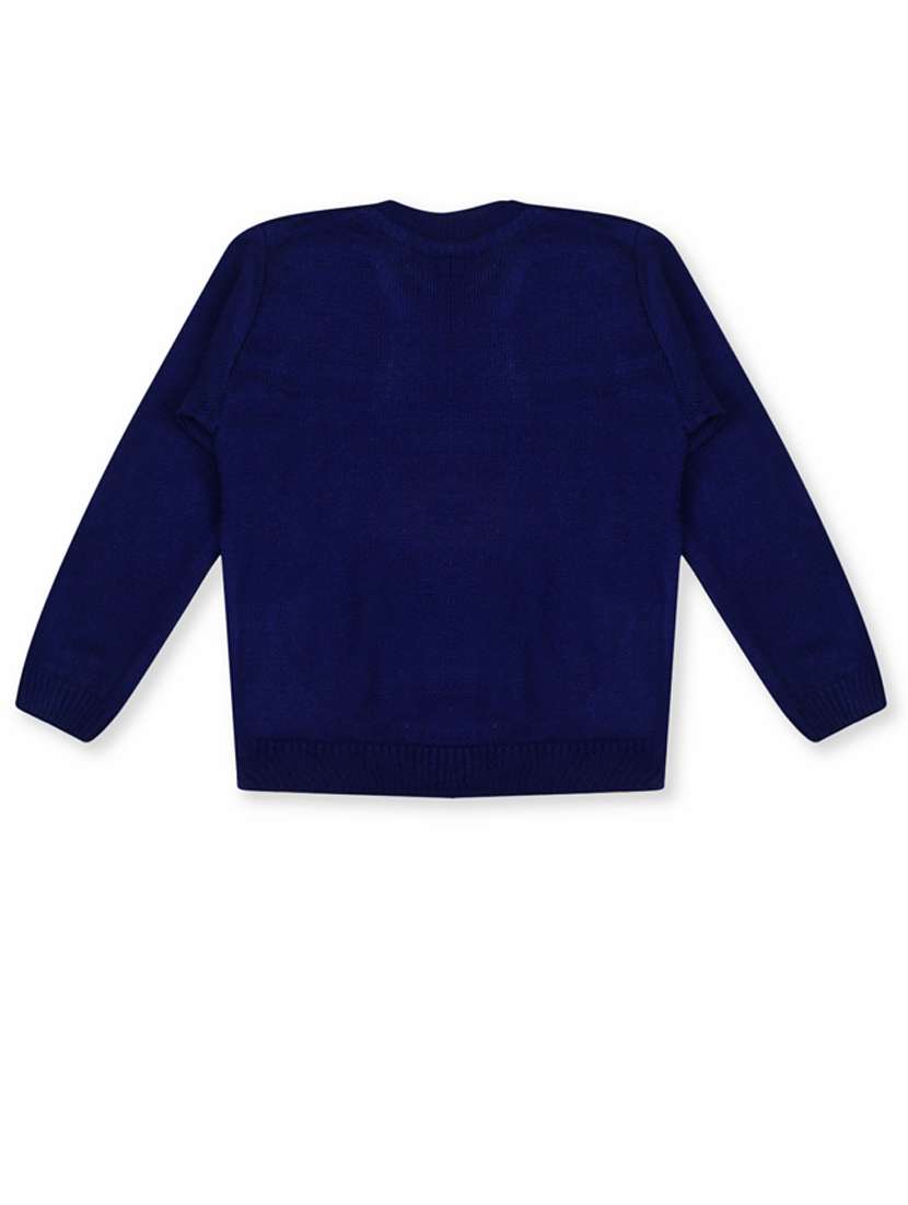 kids long sleeved self design sweater - 21360099 -  Standard Image - 2