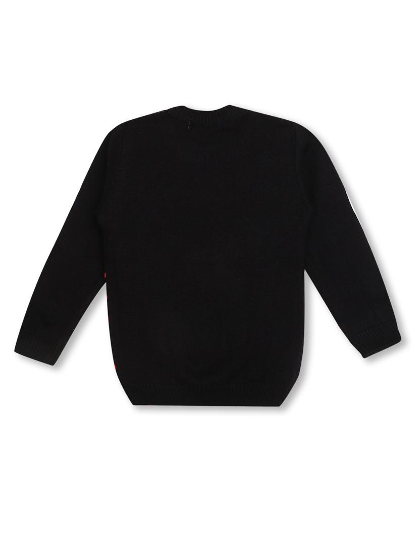 kids long sleeved houndstooth sweater - 21360100 - Standard Image - 2