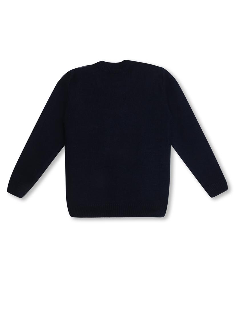 kids long sleeved houndstooth sweater - 21360101 - Standard Image - 2