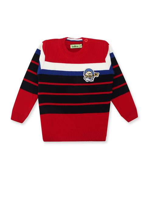 boys striped long sleeves sweater - 21360105 -  Standard Image - 0