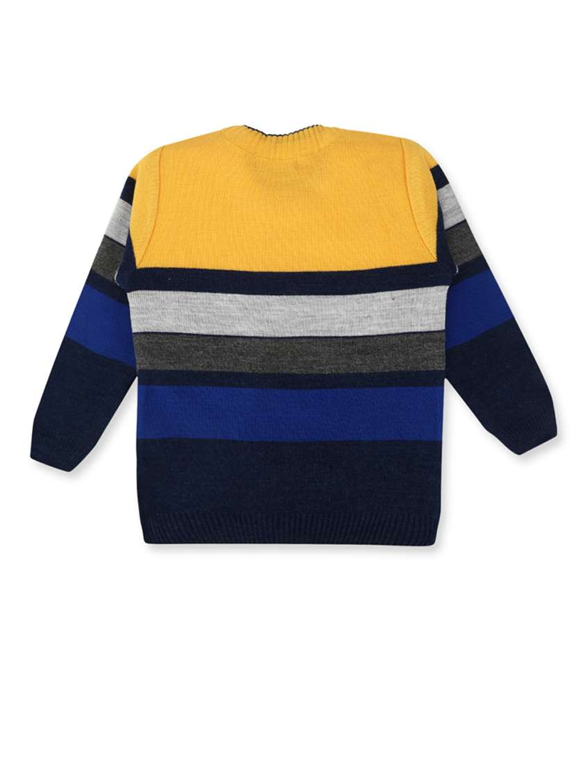 boys striped long sleeves sweater - 21360107 -  Standard Image - 2