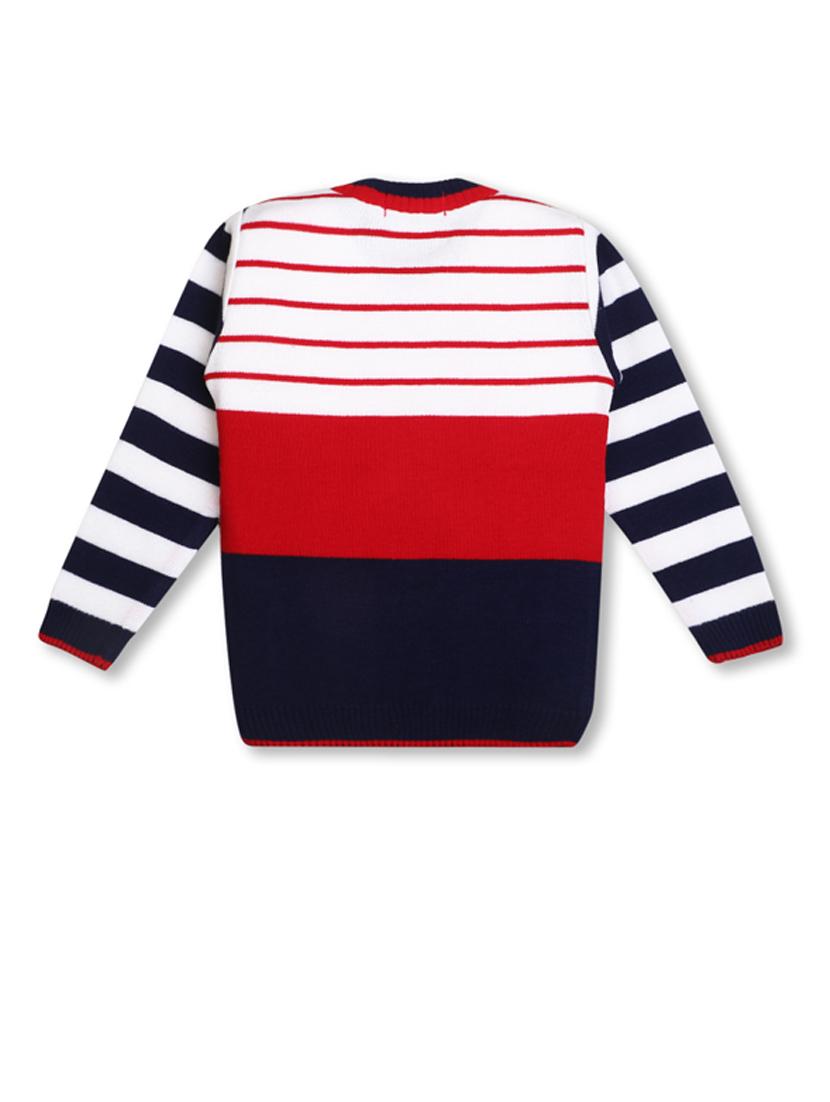 boys striped long sleeves sweater - 21360119 - Standard Image - 2