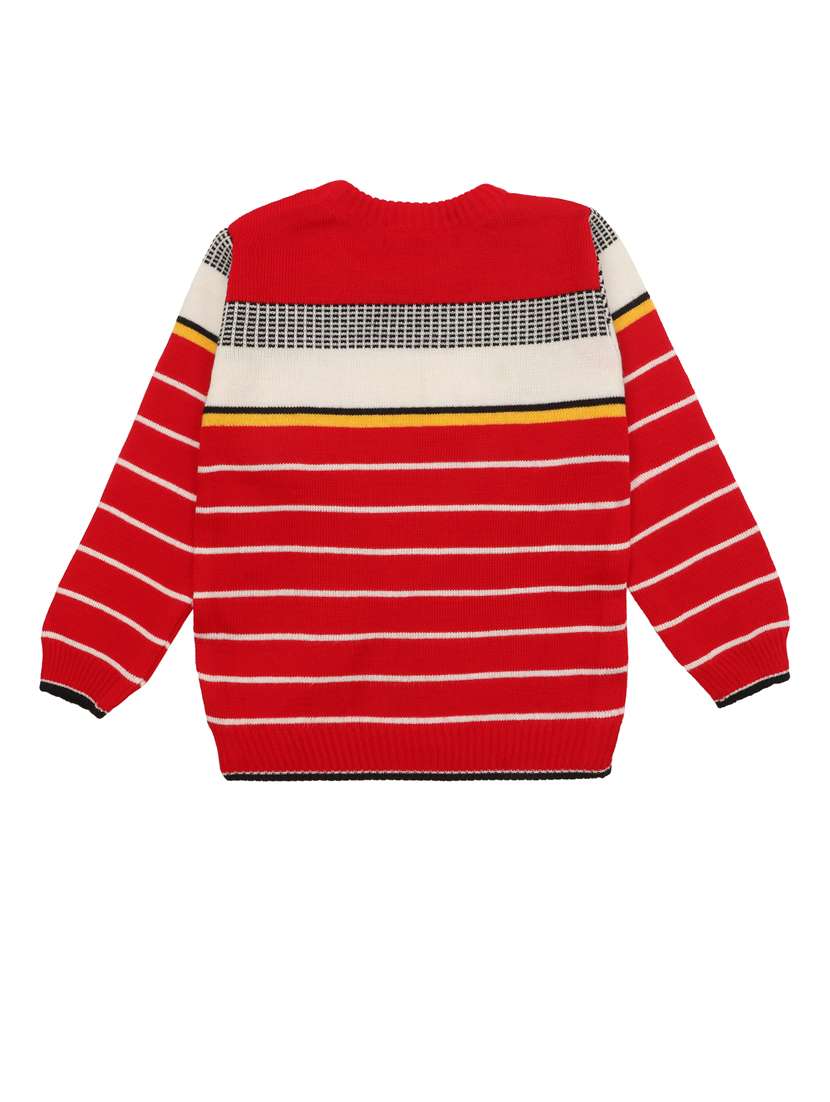 boys striped long sleeves sweater - 21360124 -  Standard Image - 2