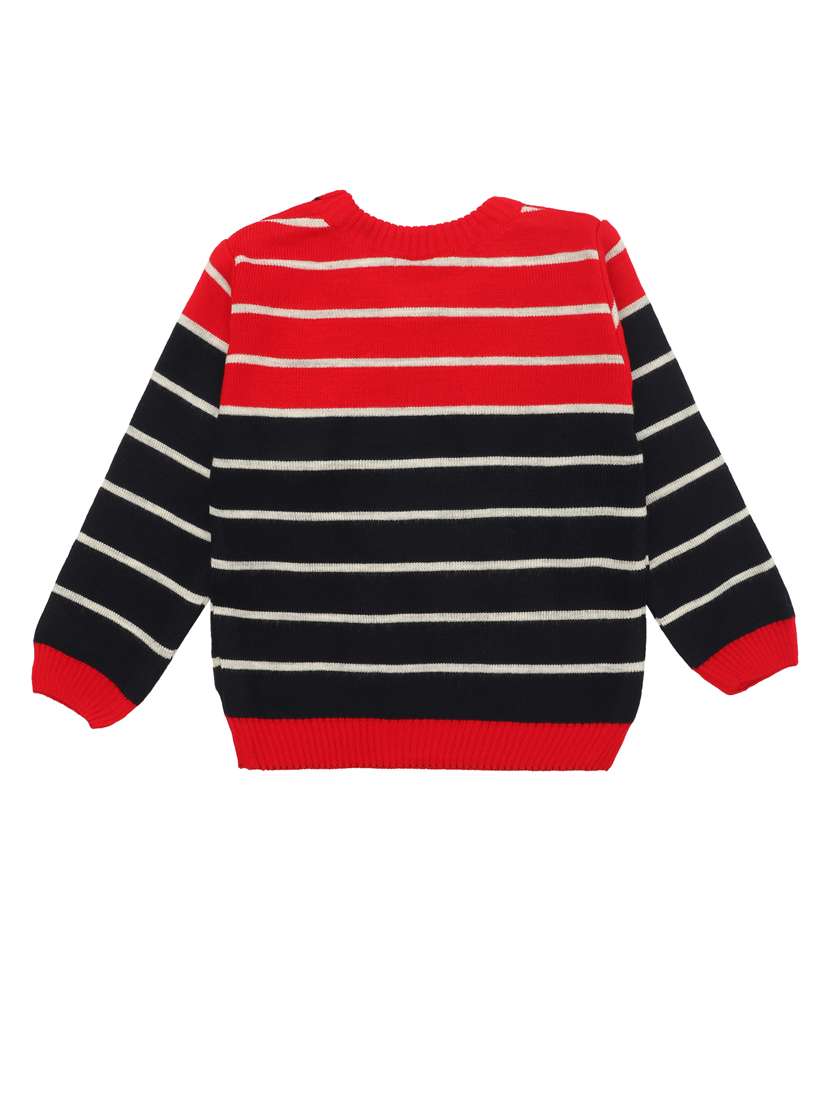kids long sleeved striped sweater - 21360130 - Standard Image - 2