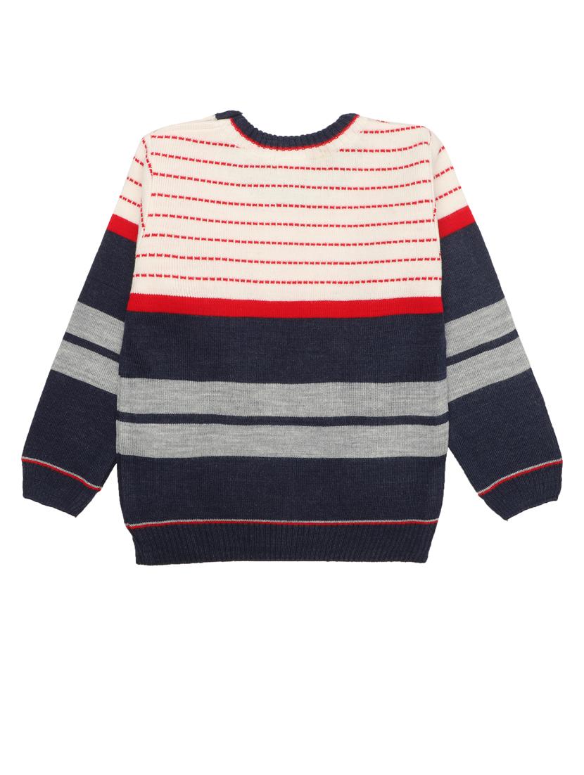 kids long sleeved striped sweater - 21360135 - Standard Image - 2