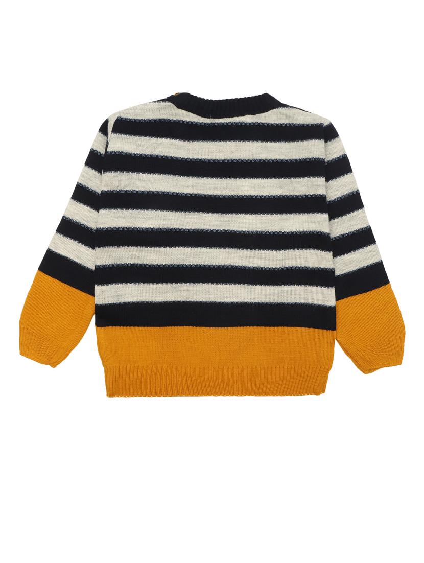kids long sleeved striped sweater - 21360136 - Standard Image - 2