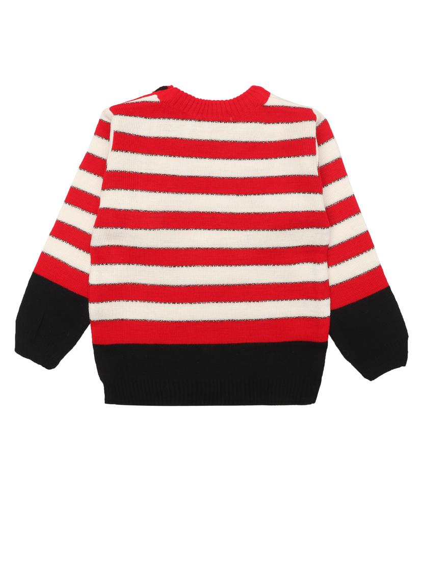 kids long sleeved striped sweater - 21360142 - Standard Image - 2