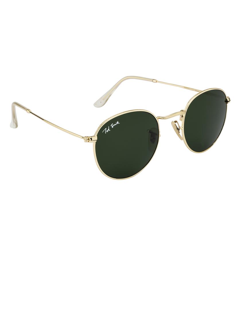 dark green round sunglasses - 21360193 - Standard Image - 2
