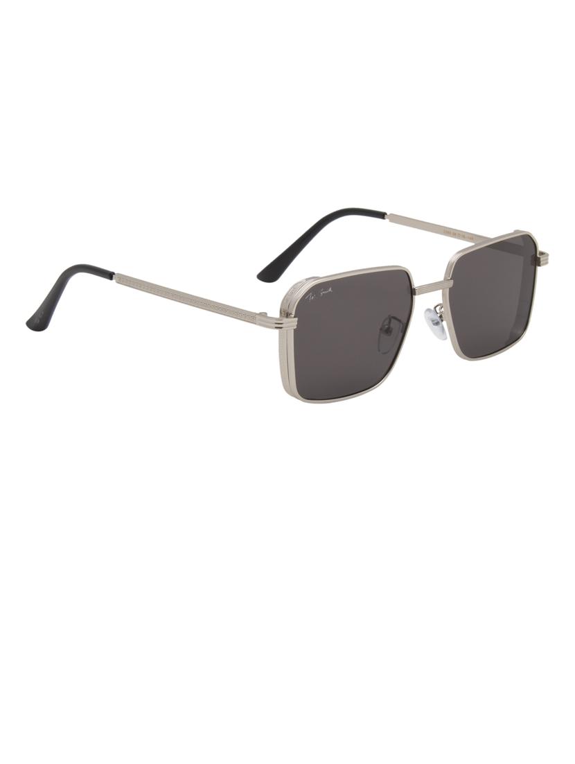 ted smith grey wayfarer sunglasses for men women|full rim & metal frame|medium to large face ( 55-16-145 ) - 21360197 - Standard Image - 2