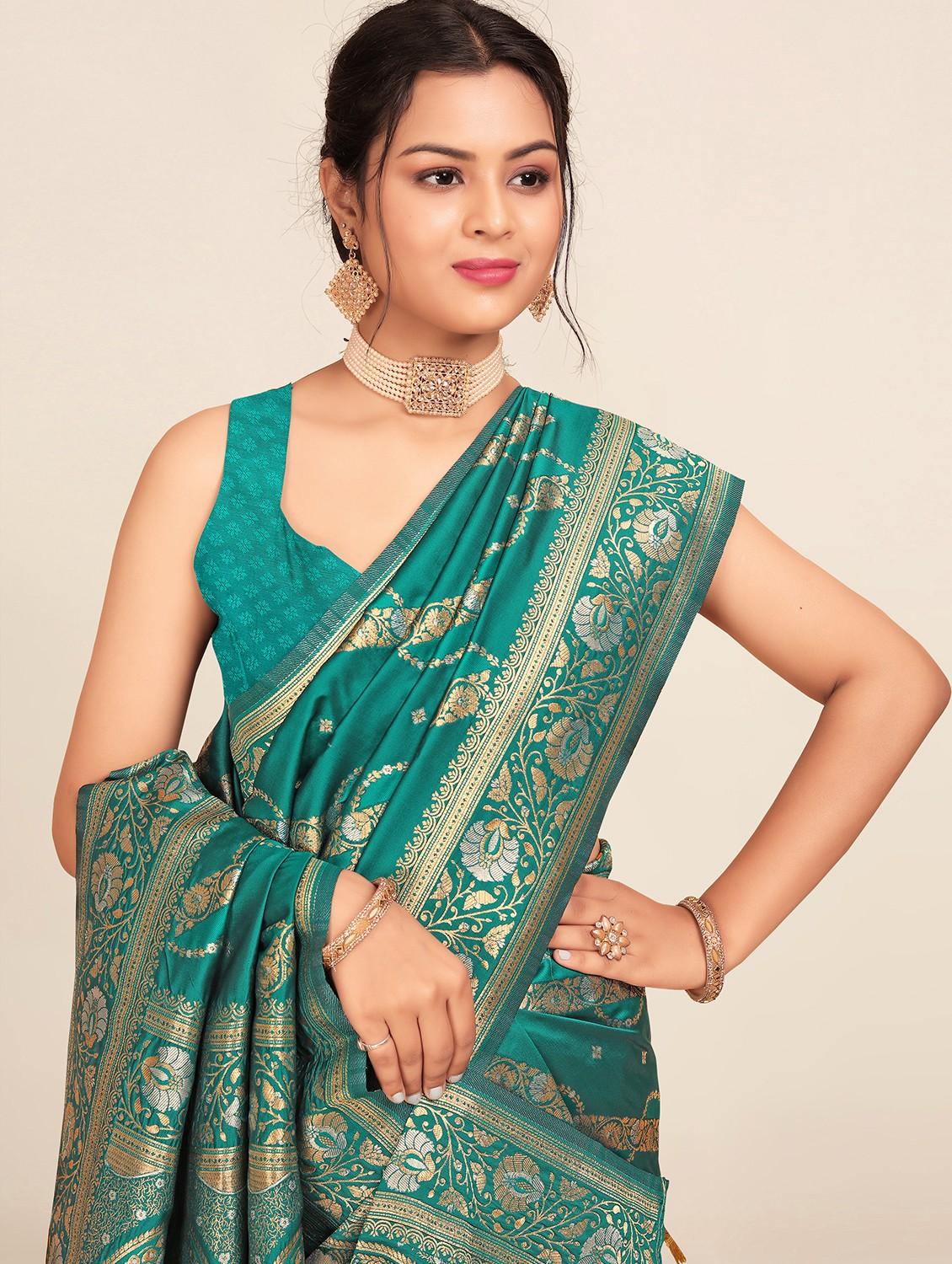 women self design banarasi saree - 21363760 - Standard Image - 2