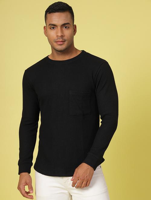 men solid round neck plus size t-shirt - 21364556 - Standard Image - 0