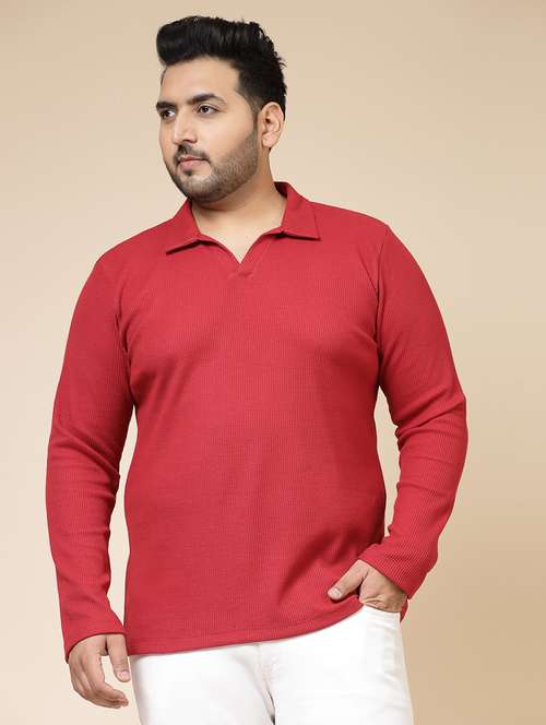 men solid plus size t-shirt - 21364567 - Standard Image - 0