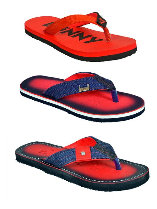 men pack of 3 slip on flip flops - 21364917 -  Standard Image - 0