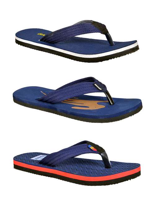 men pack of 3 slip on flip flops - 21364921 - Standard Image - 0