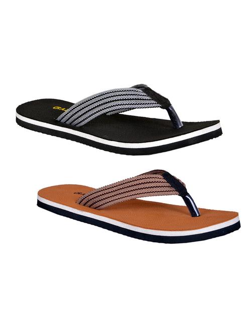 men pack of 2 slip on flip flops - 21364946 - Standard Image - 0