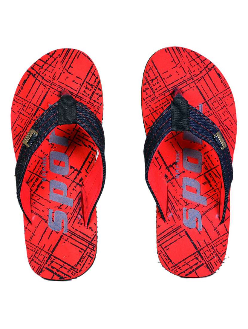 men red slip on flip flop - 21364954 -  Standard Image - 2
