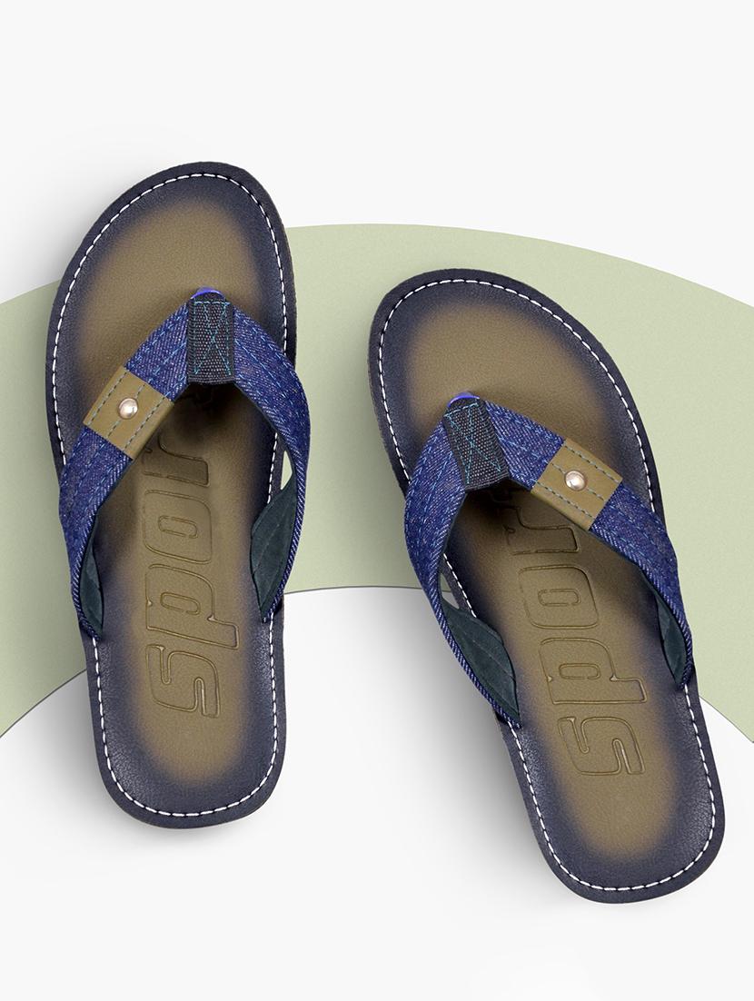 men olive slip on flip flop - 21364985 - Standard Image - 2