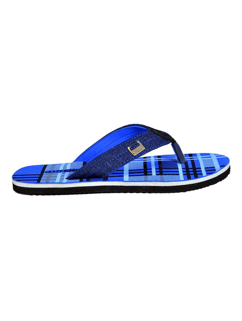 men blue slip on flip flop - 21364991 -  Standard Image - 2