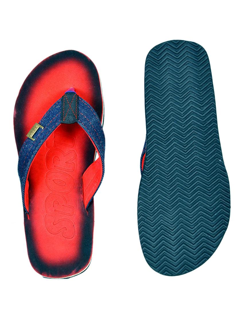 men red slip on flip flop - 21364998 - Standard Image - 2