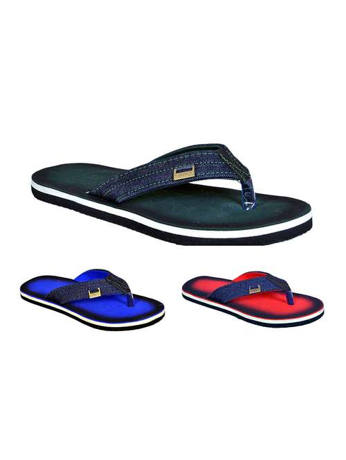 men pack of 3 slip on flip flops - 21365011 - Standard Image - 0