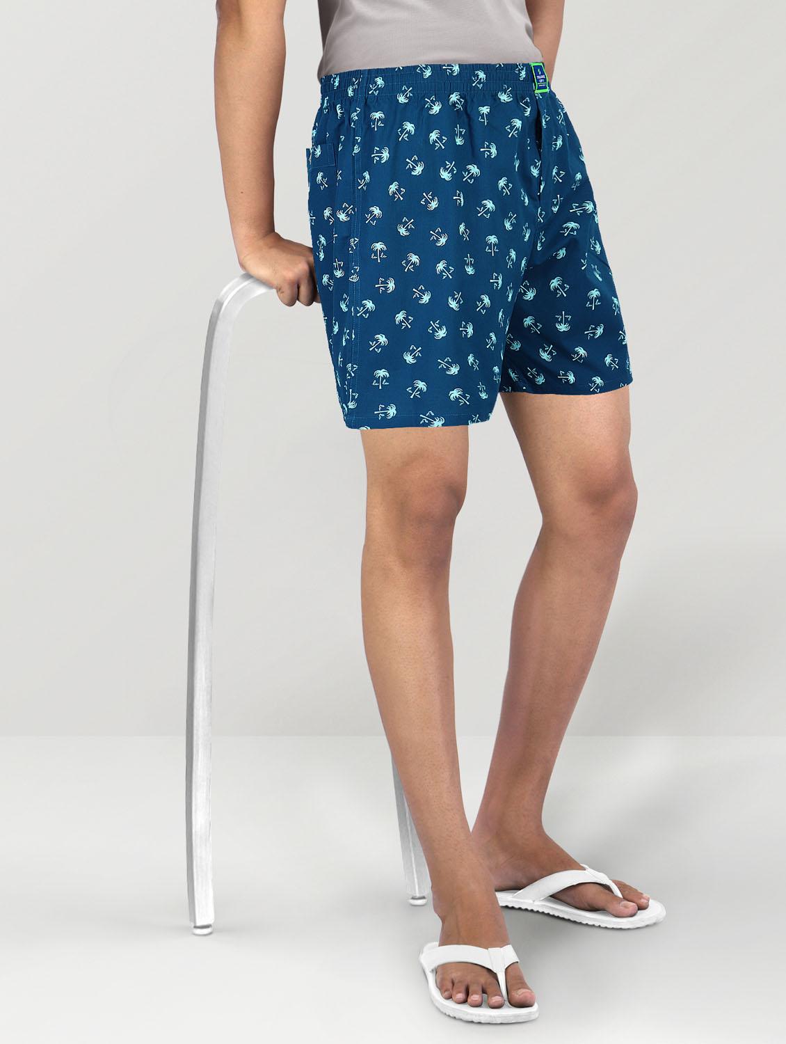 pack of 2 printed mid rise boxers - 21365078 - Standard Image - 2