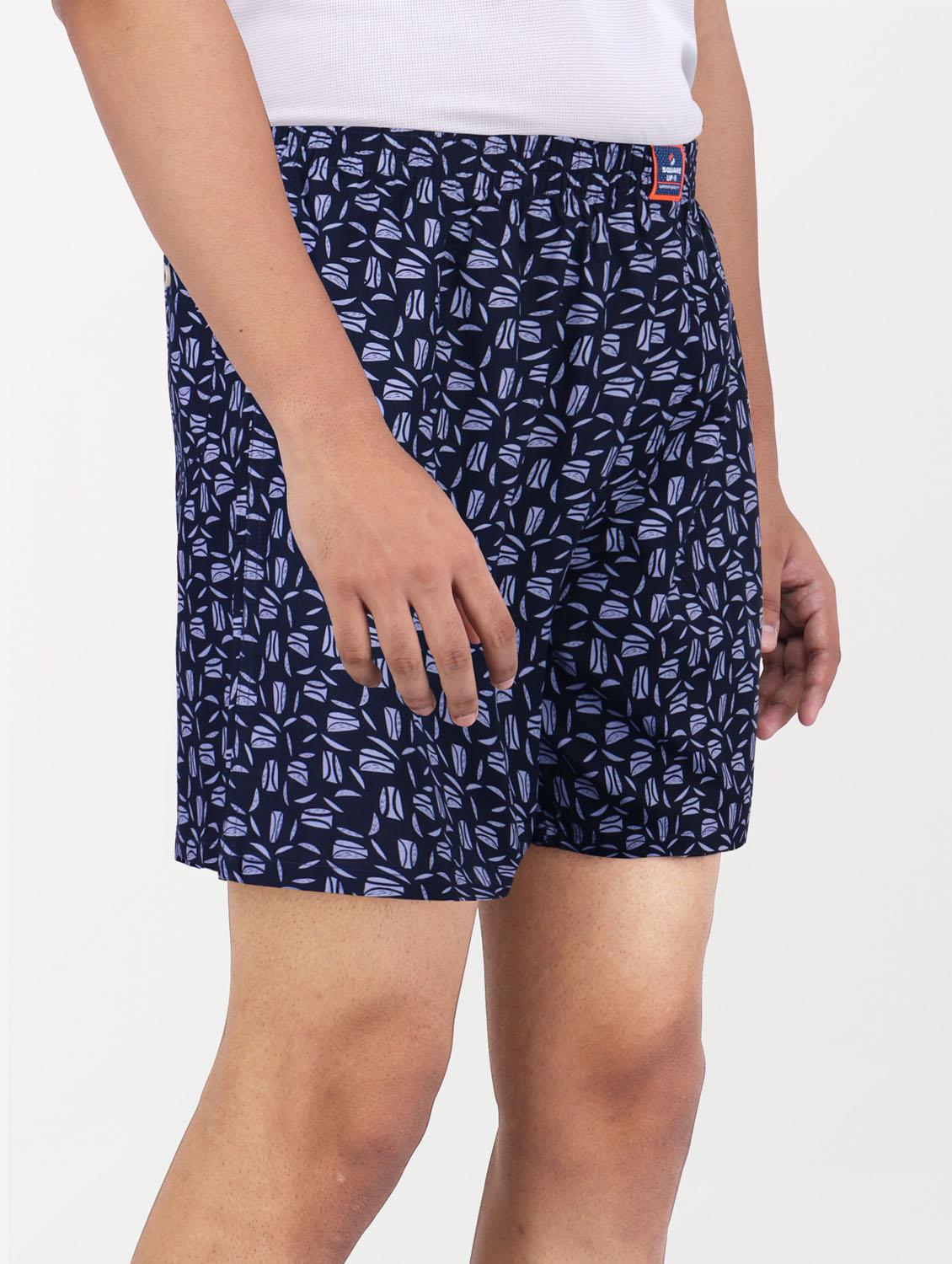 men's printed mid rise boxers - 21365120 - Standard Image - 2