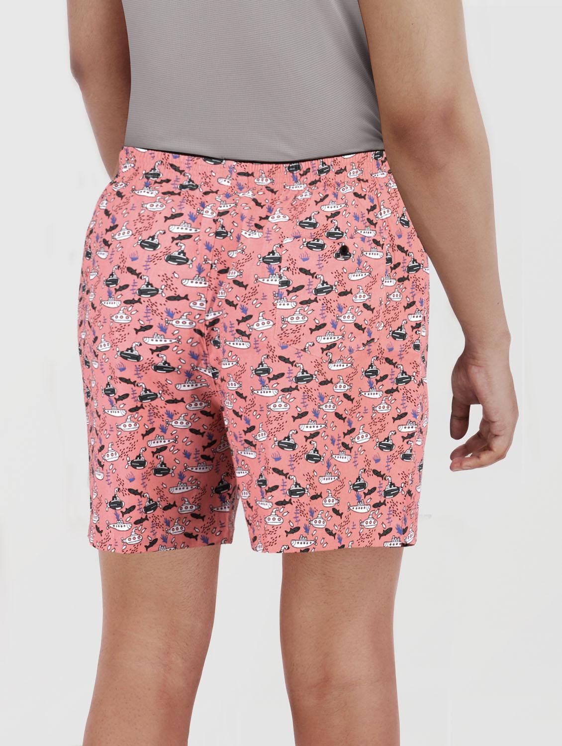 pack of 2 printed mid rise boxers - 21365144 - Standard Image - 2