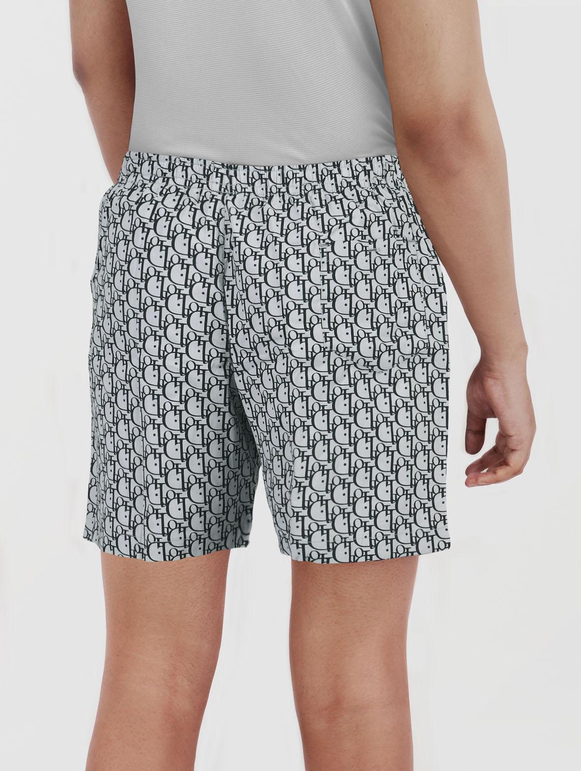 men's printed mid rise boxers - 21365190 - Standard Image - 2